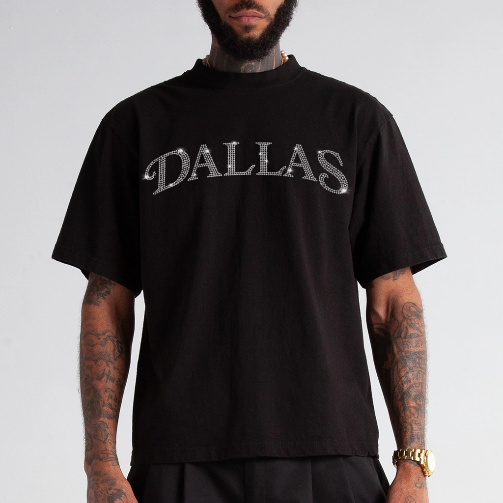 DALLAS RHINESTONE  TEE