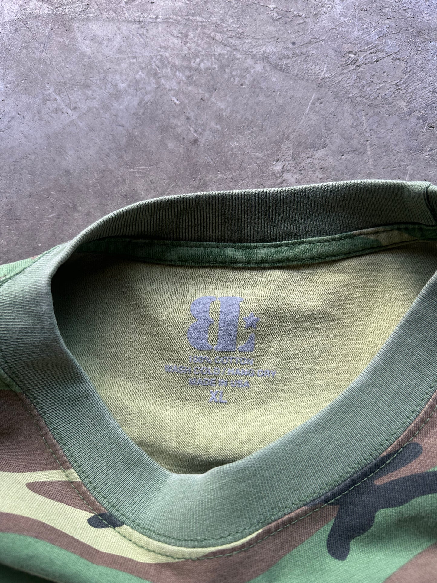 LONESTAR HILLS ARMY CAMO TEE