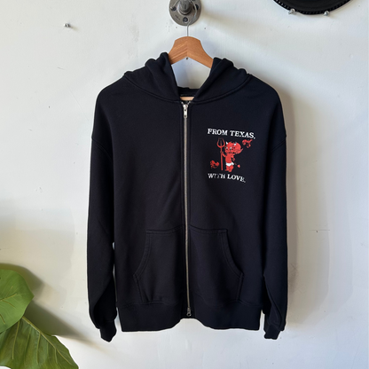 FROM TEXAS WITH LOVE FULL ZIP HOODIE