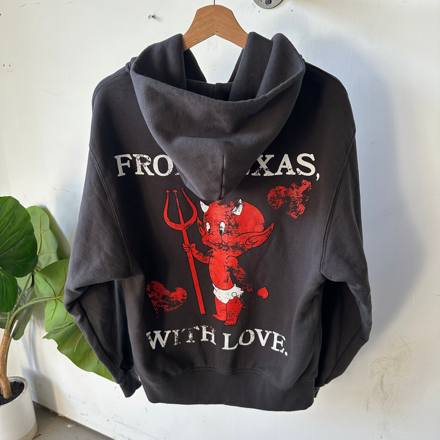 FROM TEXAS WITH LOVE FULL ZIP HOODIE